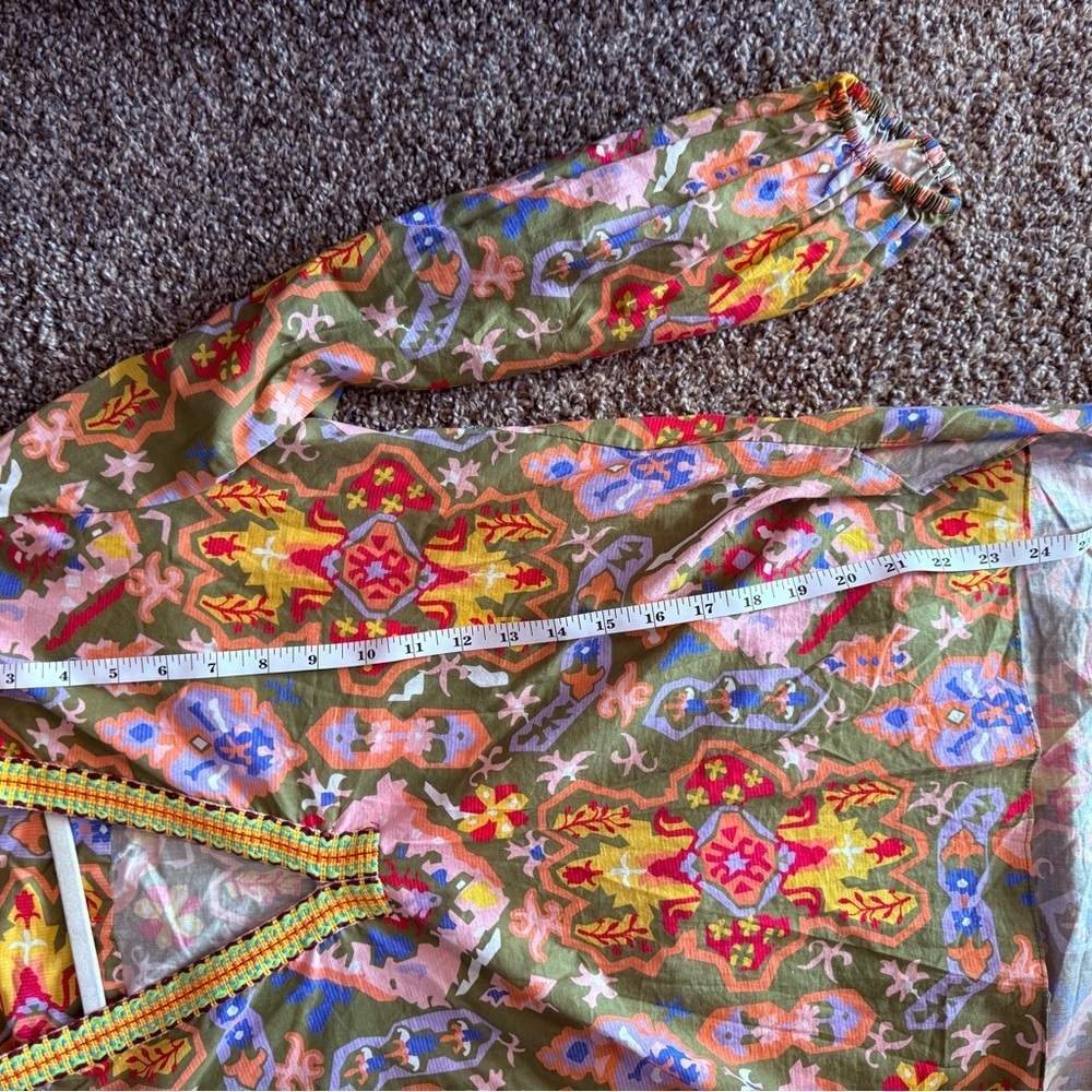 Zara Colorful Patterned Blouse - Picture 7 of 7